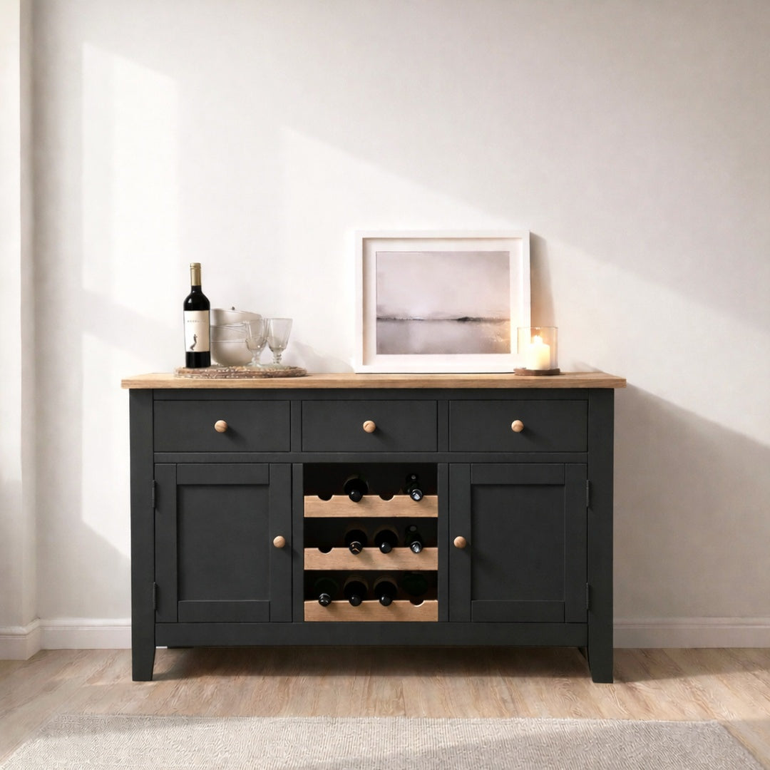 Buffet Mueble bar de madera estilo nórdico