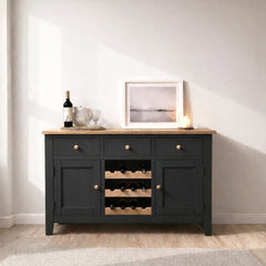 Buffet Mueble bar de madera estilo nórdico