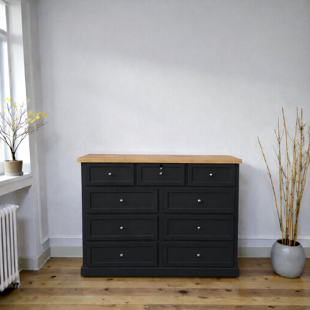 Cómoda de Madera 9 cajones