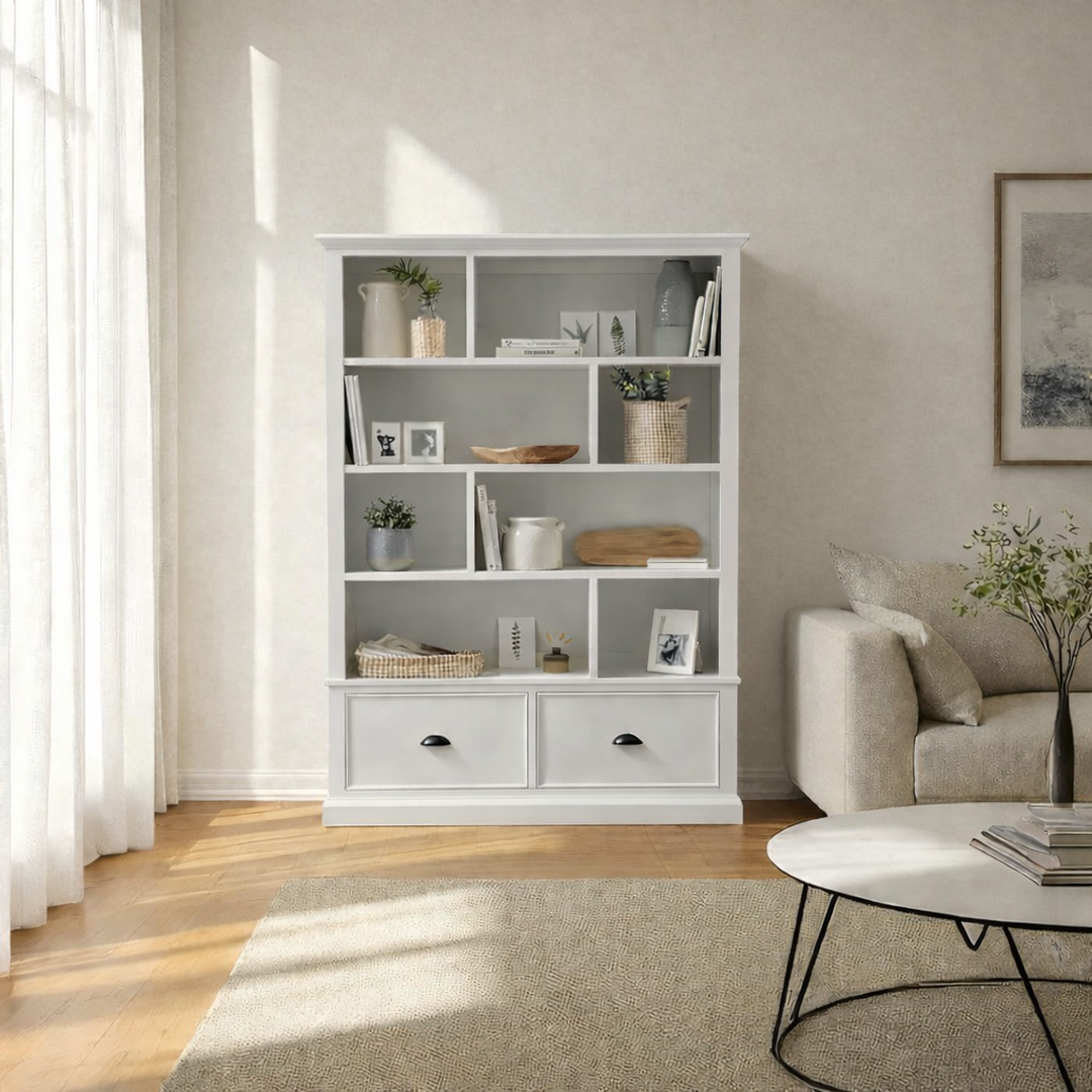 Librero de madera con Estantería Retro