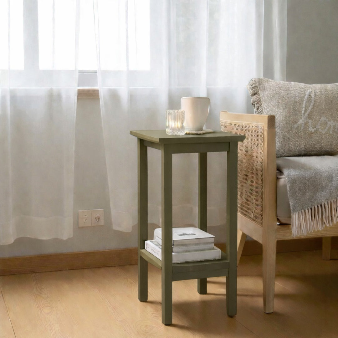 Mesa de centro de madera modelo clásica