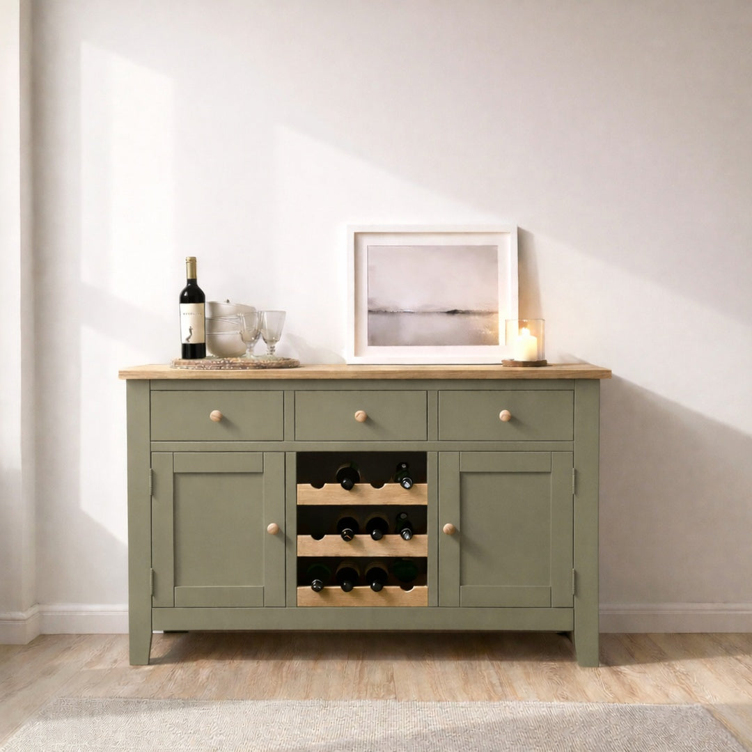 Buffet Mueble bar de madera estilo nórdico