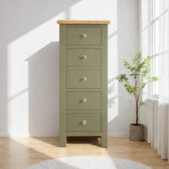 Cómoda de Madera 5 cajones