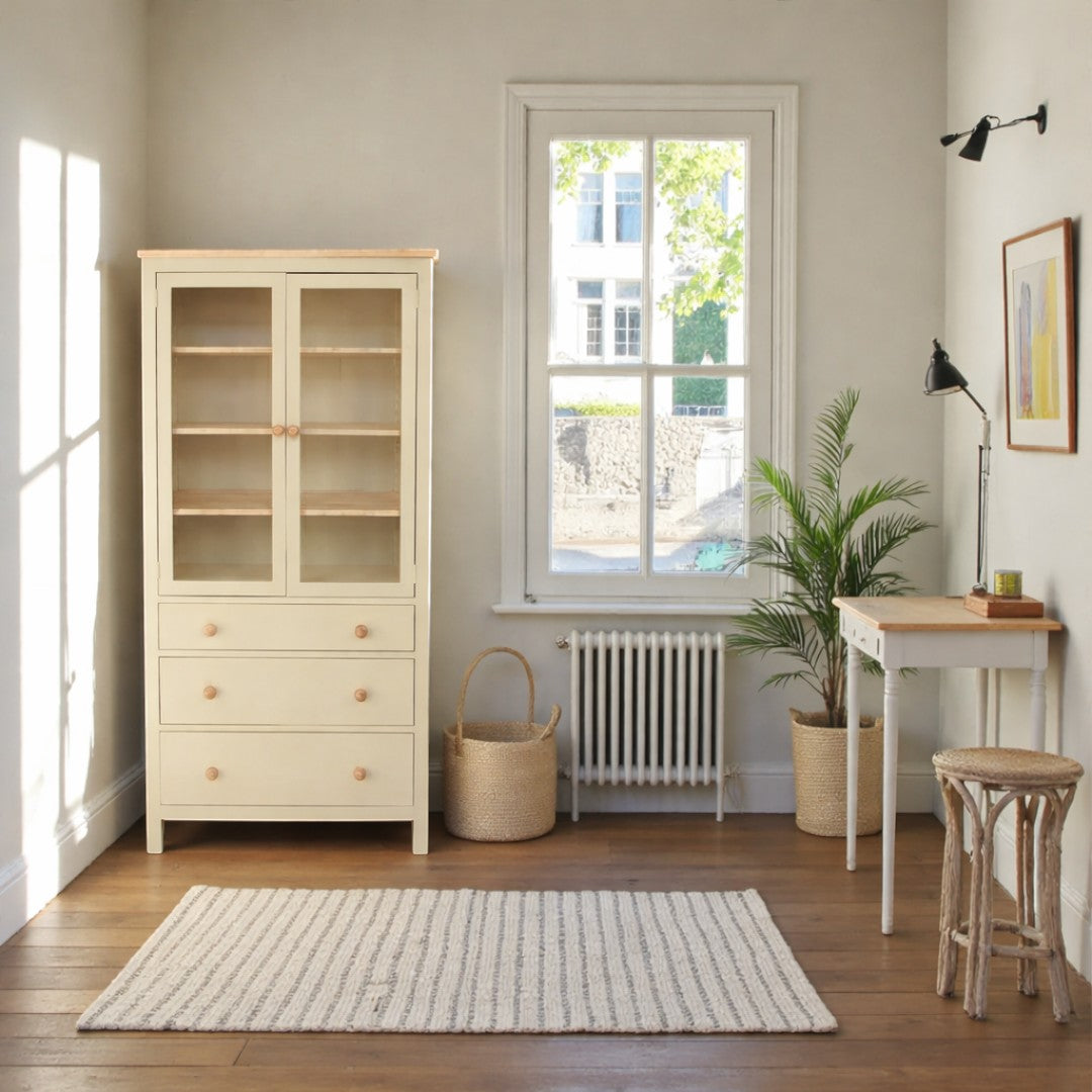 Vitrina de madera Vintage