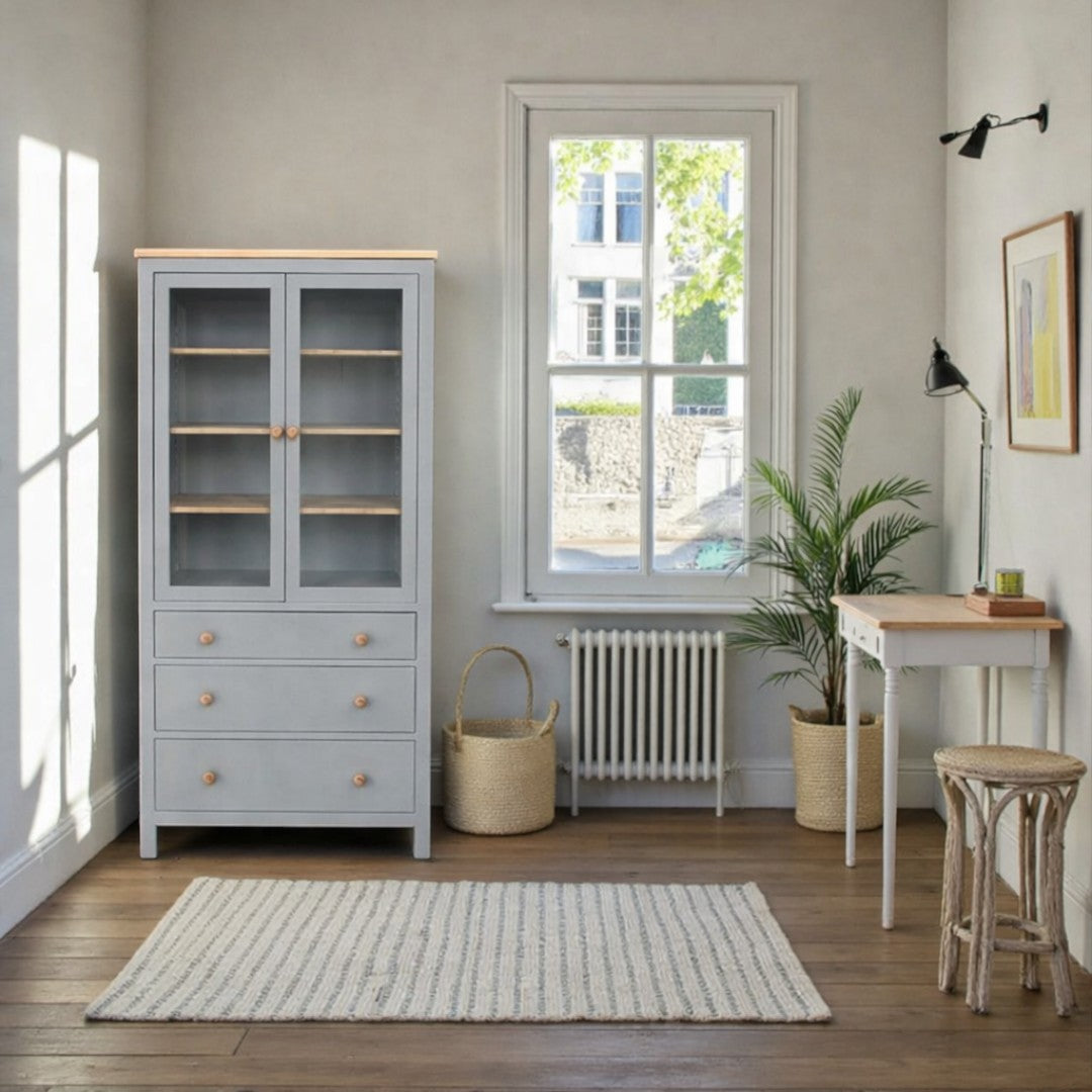 Vitrina de madera Vintage