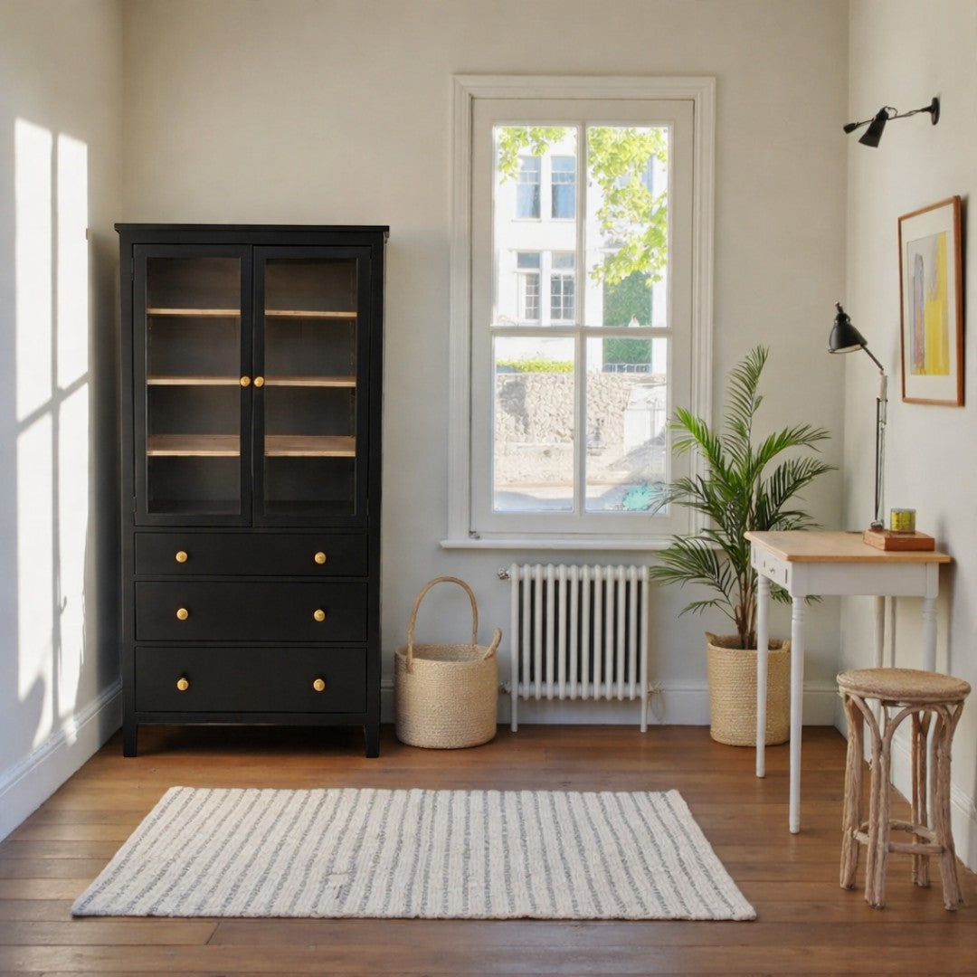 Vitrina de madera Vintage