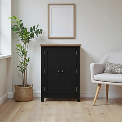 Zapatero Vintage de Madera con repisas