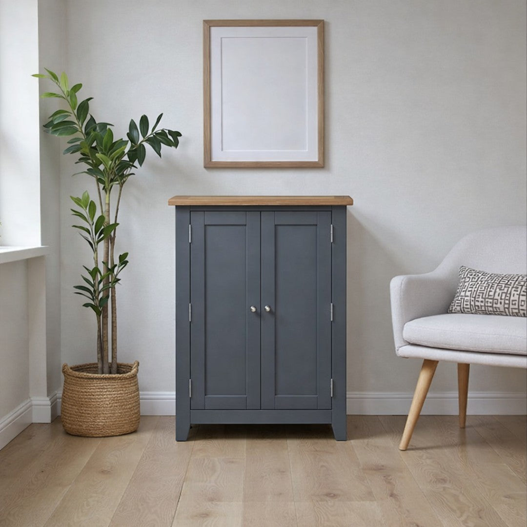 Zapatero Vintage de Madera con repisas