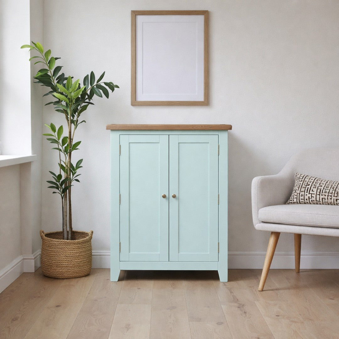 Zapatero Vintage de Madera con repisas