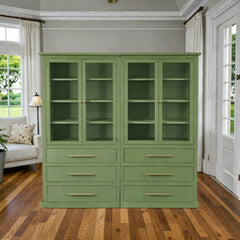 Vitrina de madera modular Doble