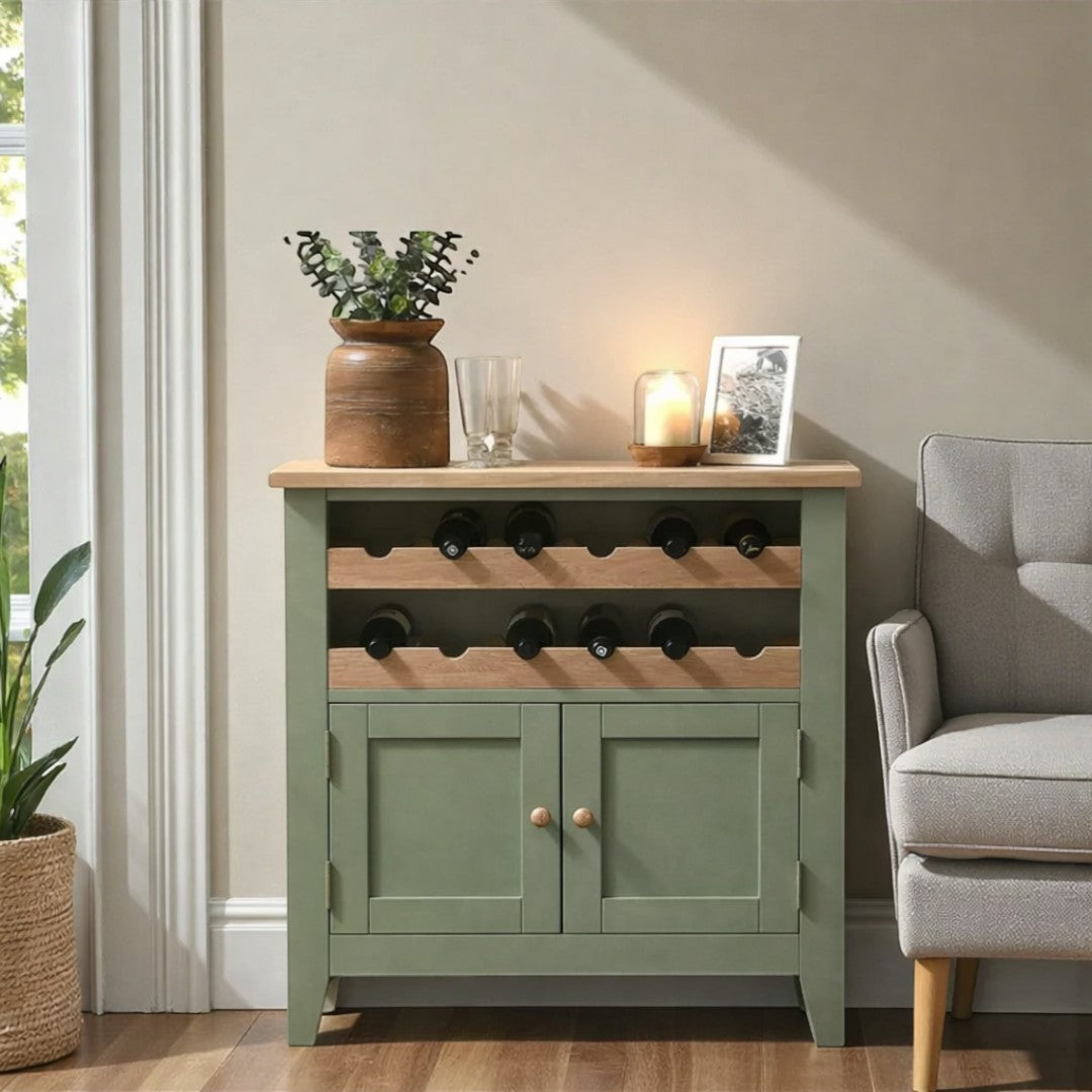 Mueble bar de madera