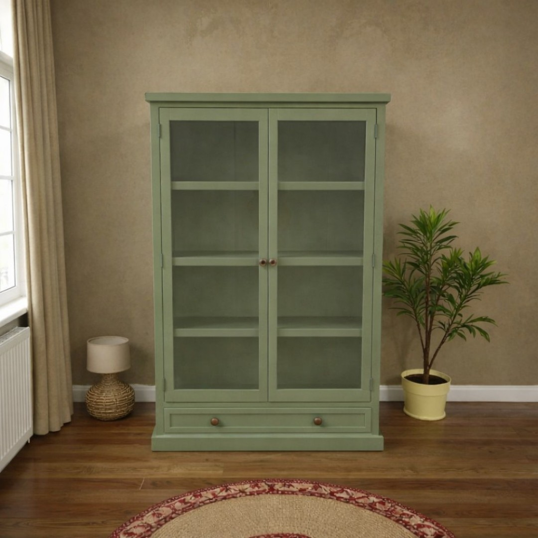 Vitrina de madera Natural