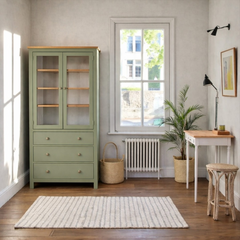 Vitrina de madera Vintage