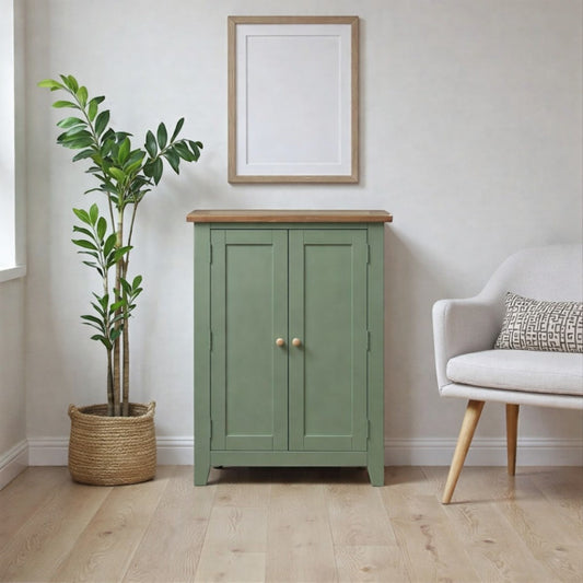 Zapatero Vintage de Madera con repisas