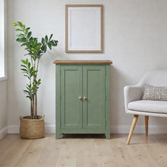 Zapatero Vintage de Madera con repisas