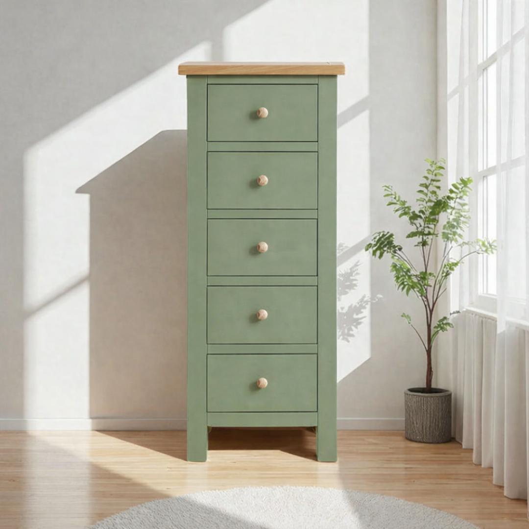 Cómoda de Madera 5 cajones