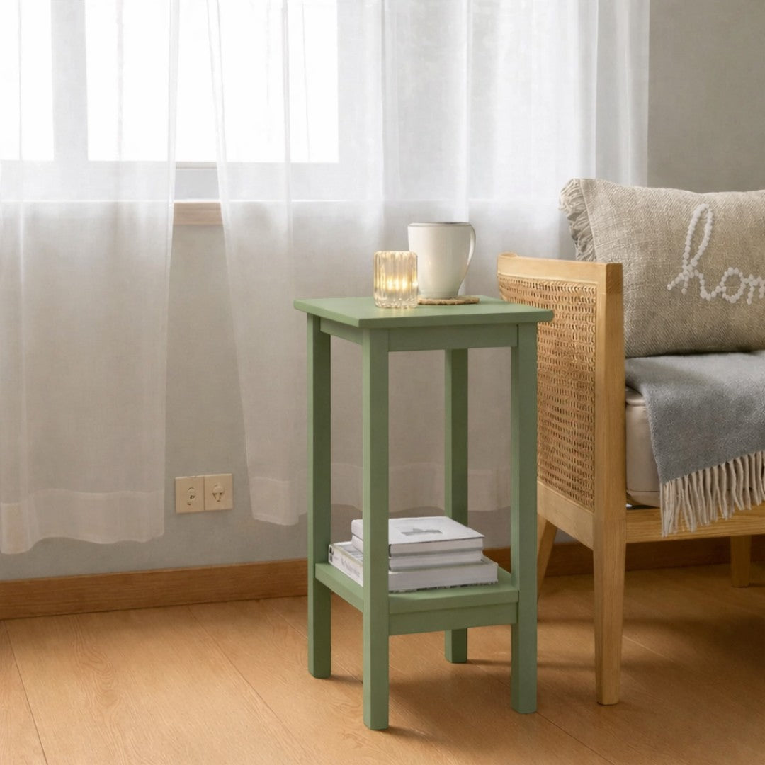 Mesa de centro de madera modelo clásica