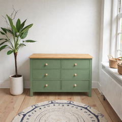 Cómoda de madera con 6 cajones Quilpué