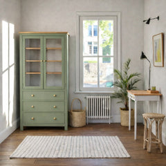 Vitrina de madera Vintage