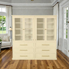 Vitrina de madera modular Doble