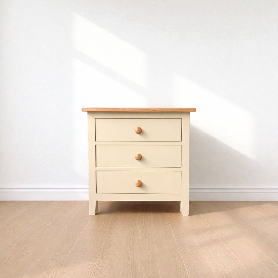 Velador de madera 3 cajones