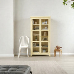 Vitrina Vintage de madera con Vidrios