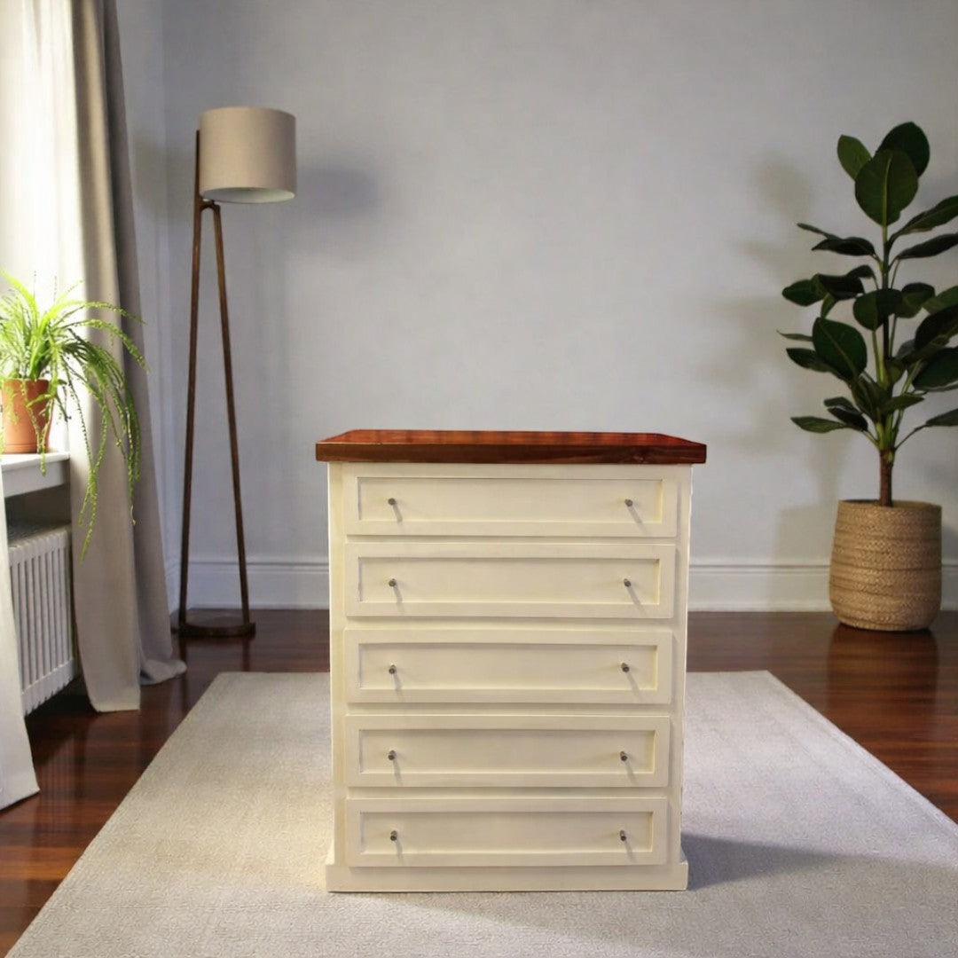 Cómoda de Madera 5 cajones