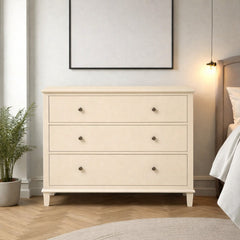 Cómoda de madera con 3 cajones