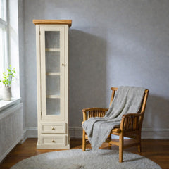 Vitrina Alta de madera Slim
