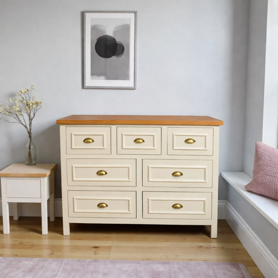 Cómoda de Madera 7 cajones