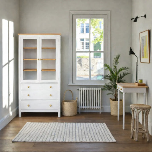 Vitrina de madera Vintage