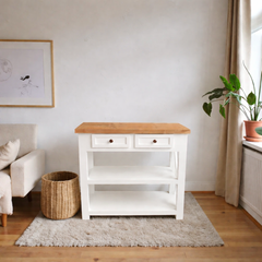Arrimo Minimalista de madera 2 Cajones
