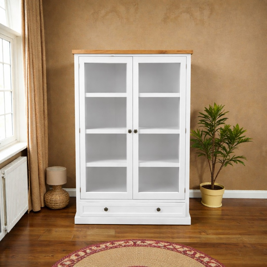 Vitrina de madera Natural