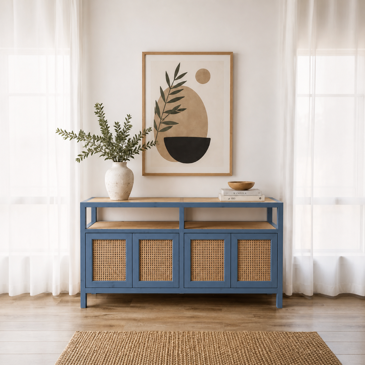 buffet-palqui-de-madera-y-rattan-azul-marino-1