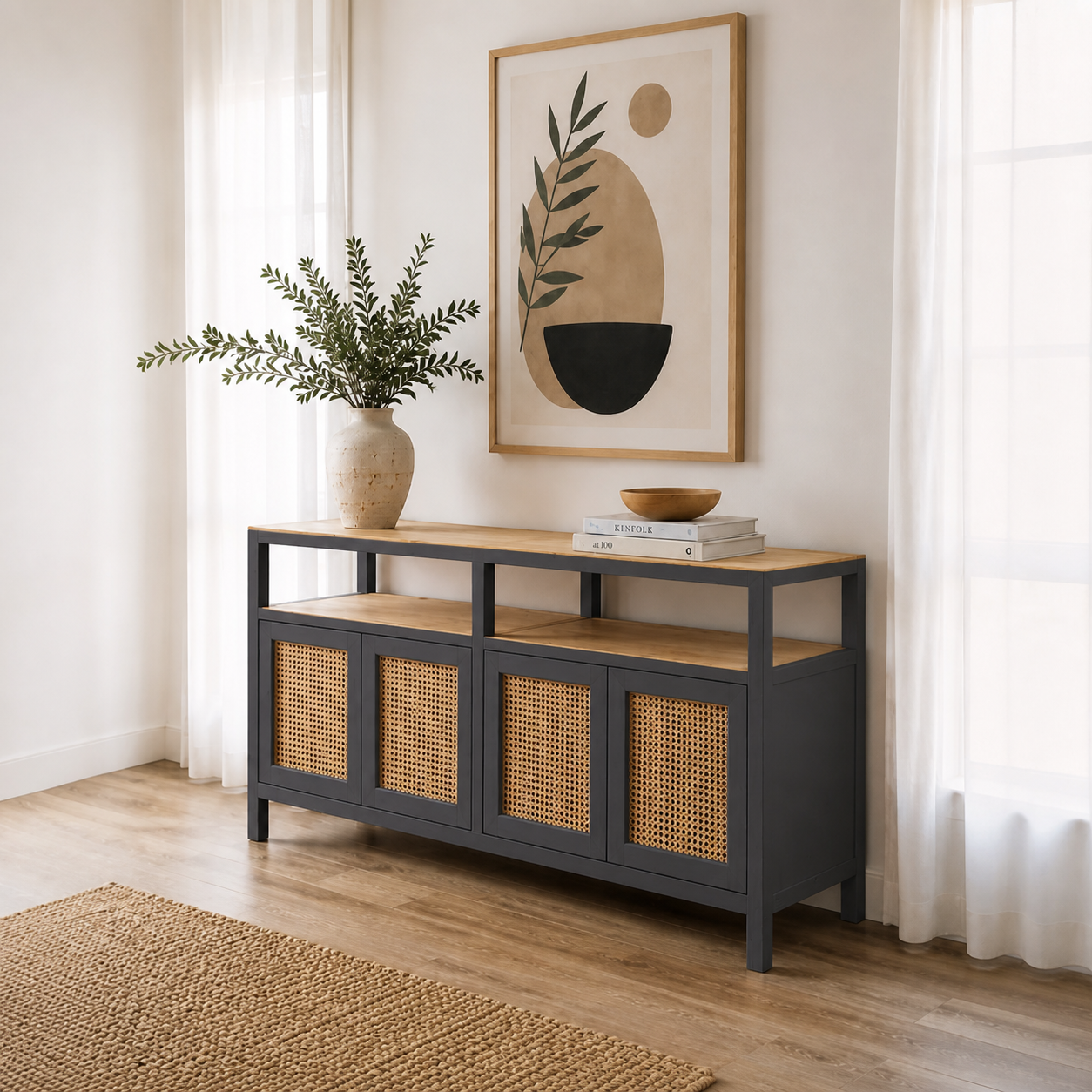 buffet-palqui-de-madera-y-rattan-gris-grafito-2
