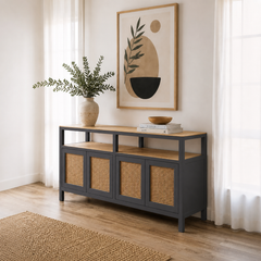 buffet-palqui-de-madera-y-rattan-gris-grafito-2