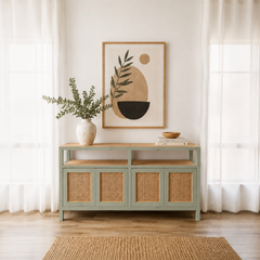 buffet-palqui-de-madera-y-rattan-verde-agua-1