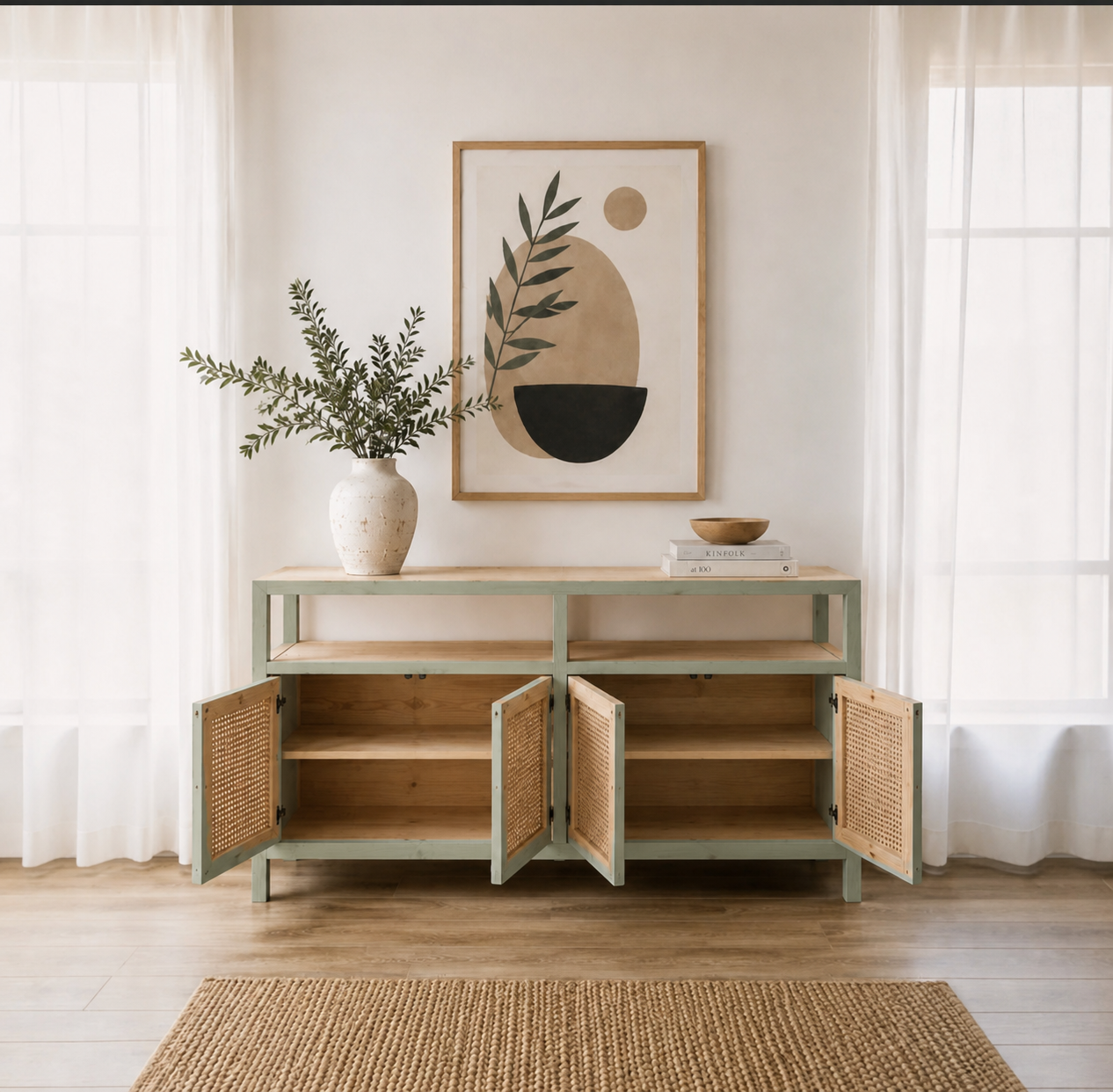 buffet-palqui-de-madera-y-rattan-verde-agua-3
