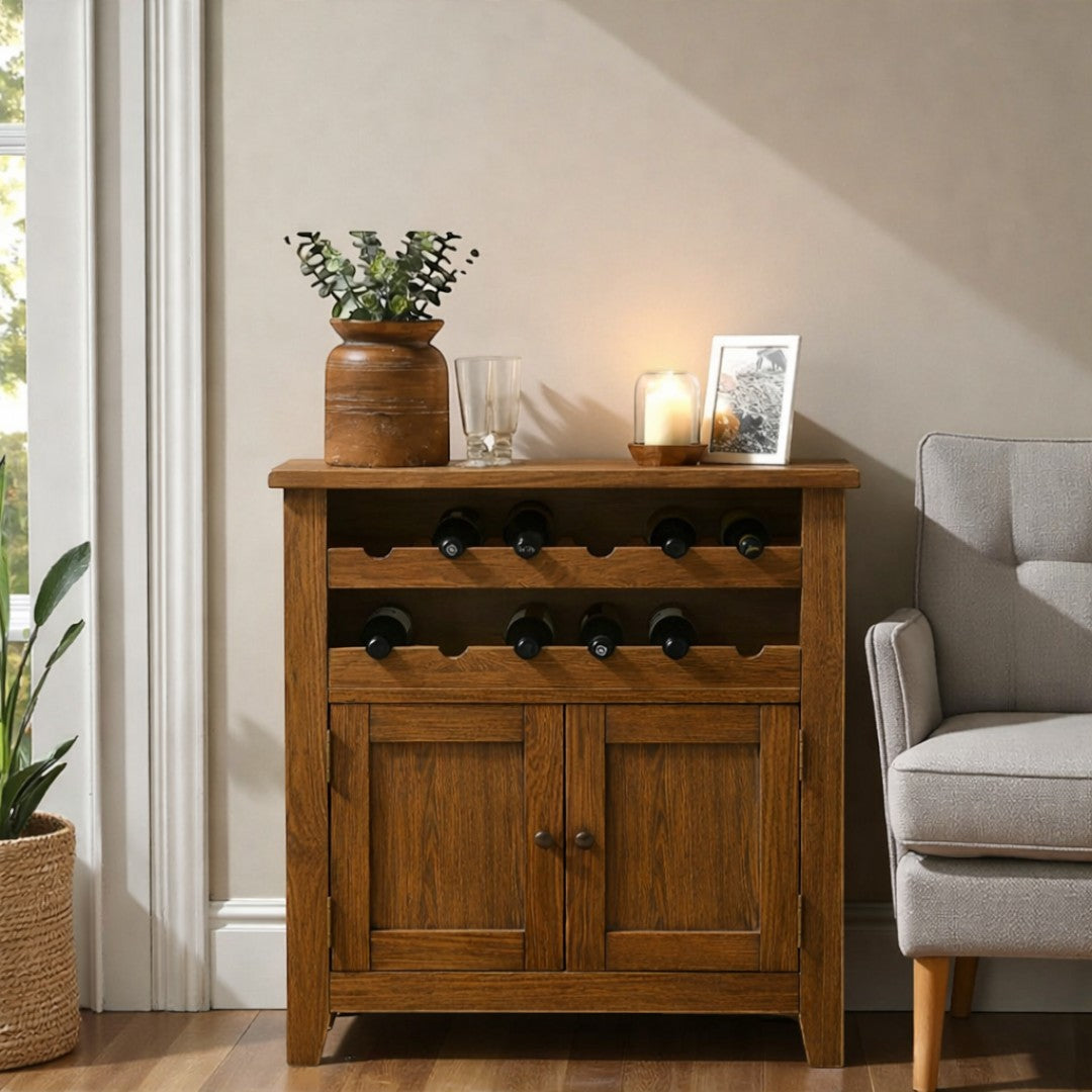 Mueble bar de madera