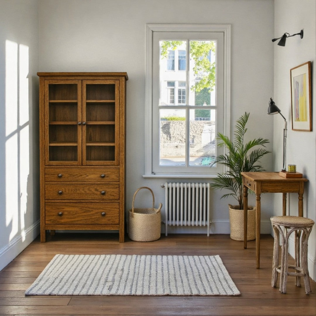 Vitrina de madera Vintage