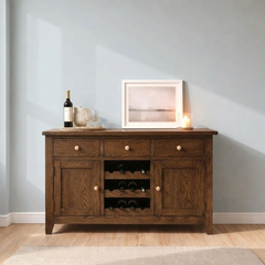 Buffet Mueble bar de madera estilo nórdico