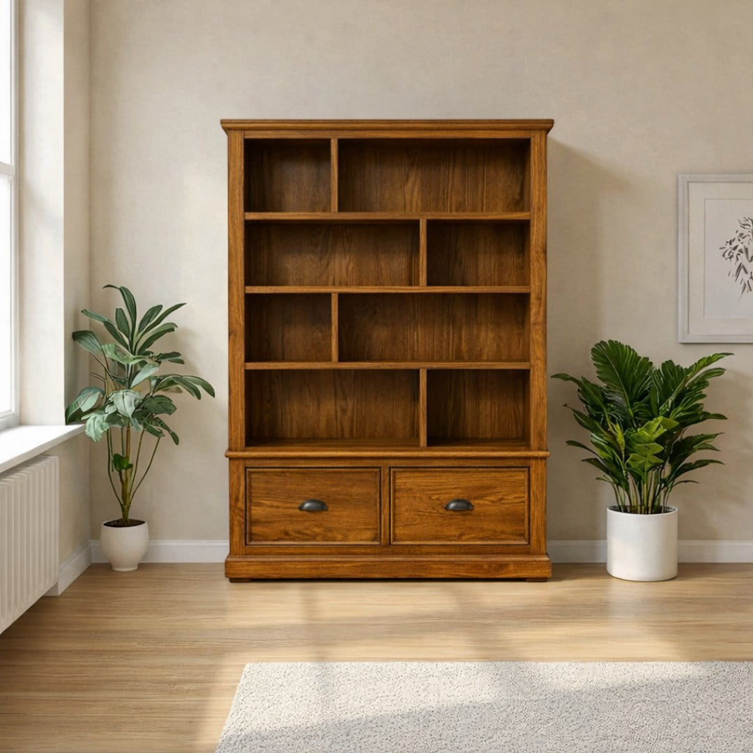 Librero de madera con Estantería Retro