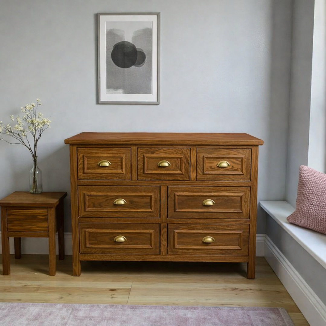 Cómoda de Madera 7 cajones