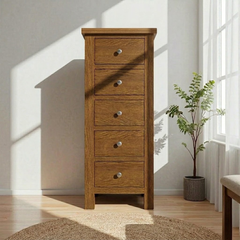 Cómoda de Madera 5 cajones