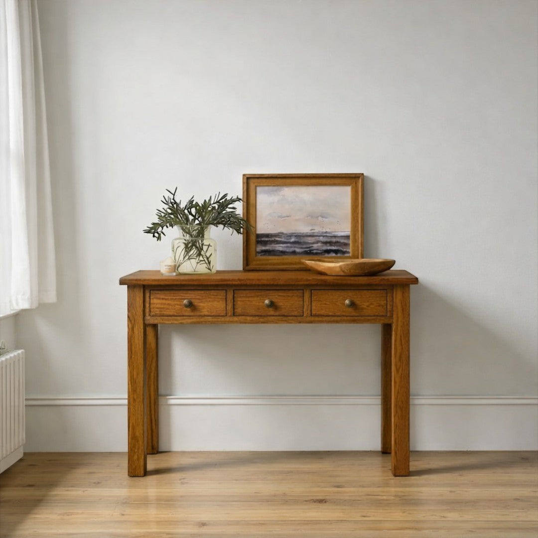 Arrimo de madera o escritorio 3 cajones