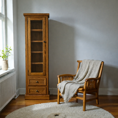 Vitrina Alta de madera Slim