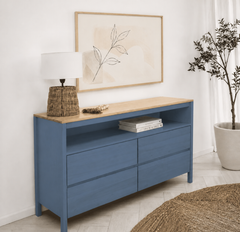 comoda-alerce-4-cajones-con-nicho-azul-marino-2