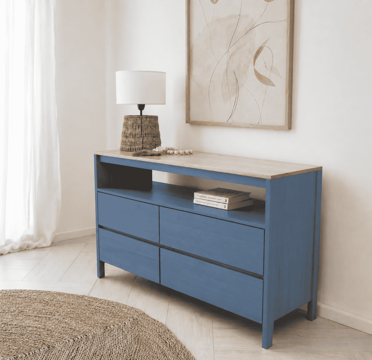 comoda-alerce-4-cajones-con-nicho-azul-marino-3