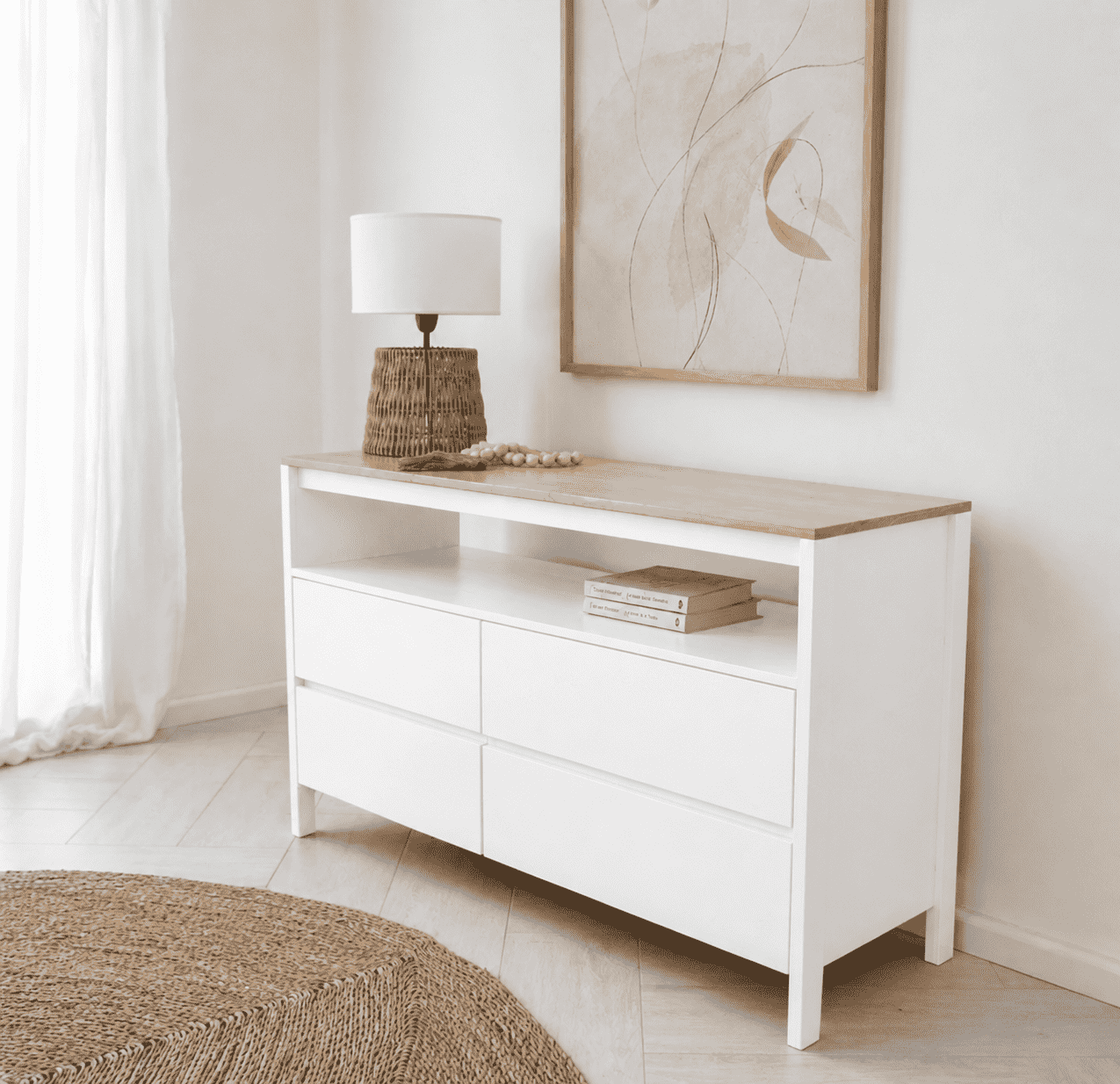 comoda-alerce-4-cajones-con-nicho-blanco-3