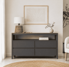 comoda-alerce-4-cajones-con-nicho-gris-grafito-1